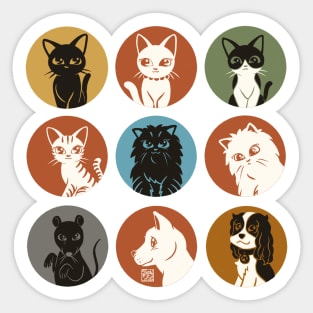 Pretty friends Sticker